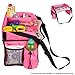 Car Seat Tray Pink (or Blue) | Kids Travel Tray | Use Kids Activity Tray Table for Car Seat, as an Airplane Travel Tray or Travel Lap Tray | Bonus Bag Incl for Travel Tray for Kids | By Viere