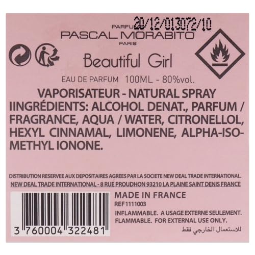 Pascal Morabito Beautiful Girl Eau de Parfum da donna 100 ml - 8