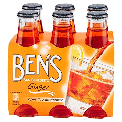 San Benedetto Ginger Confezione Da 24 Bottigliette In Vetro Da 10 Cl Aperitivo Analcolico