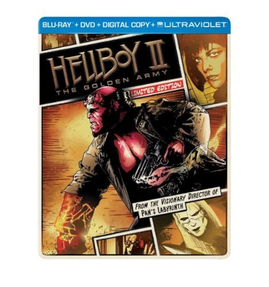 Amazon.com: Hellboy II: The Golden Army (Steelbook) (Blu-ray