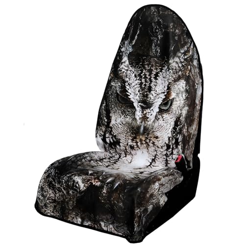 Image of All Weather Waterproof Car Seats Cover - Premium Sweatproof Car Seatcovers with Slip Resistant Backing for Front Seat in Cars Trucks SUVs - Universal Cloth Seats Liner Fit for After Athletic