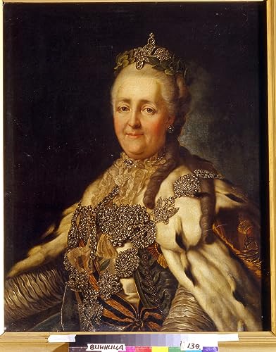 Affiche impression toile peinture murale Catherine II Roslin