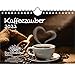 Calendrier mural 2022 « Coffee auber » format A5 pour café - Contenu : 1 calendrier, 1 carte de vœux de Noël et 1 carte de vœux (3 pièces au total).