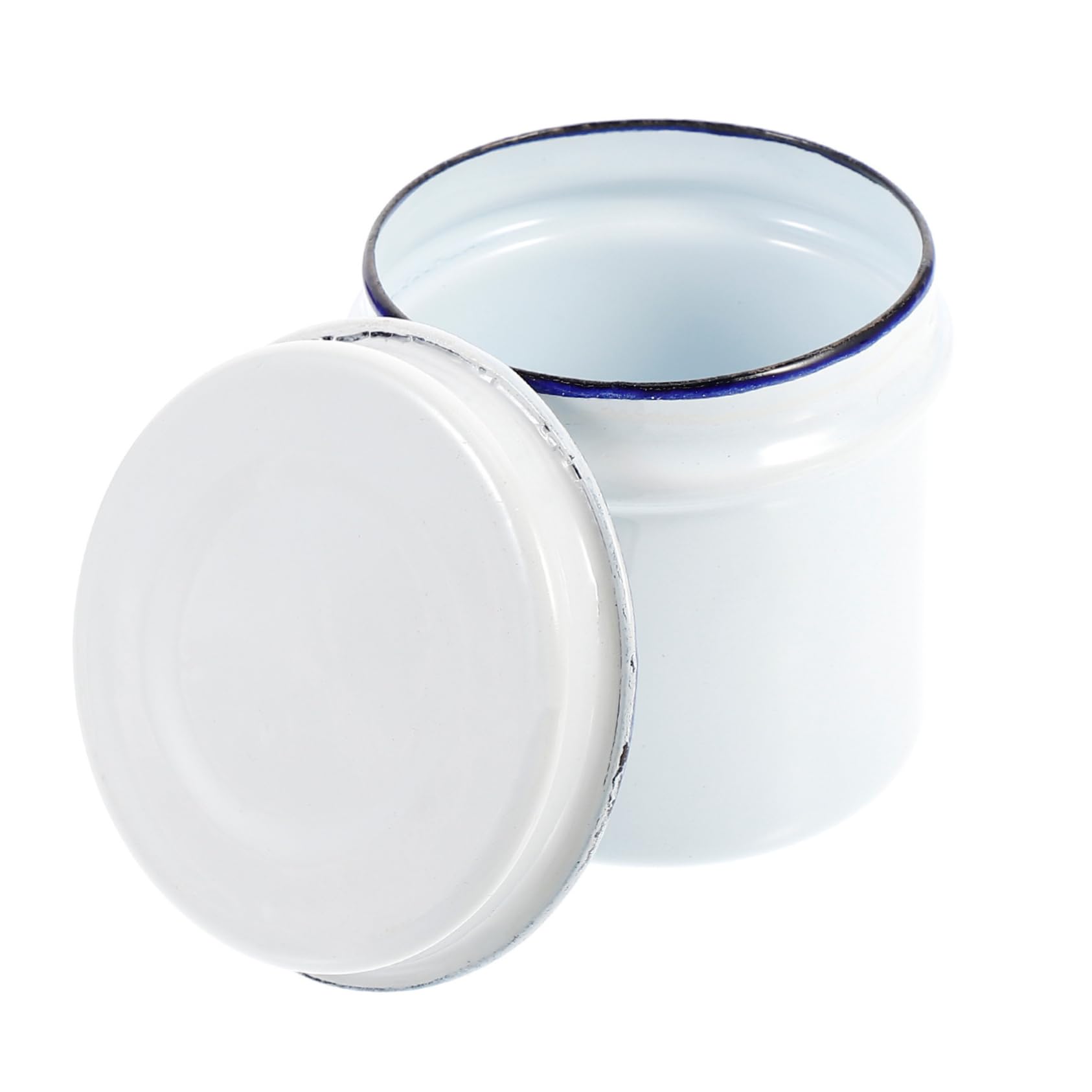 FUNOMOCYA Porcelain Container Jar Holder for J64095 Safe and Clean Storage Box