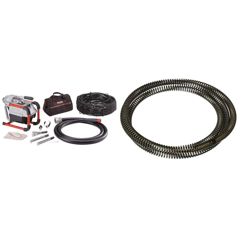 RIDGID Sectional Machine + Cleaner Cable / 1 Drain Augers