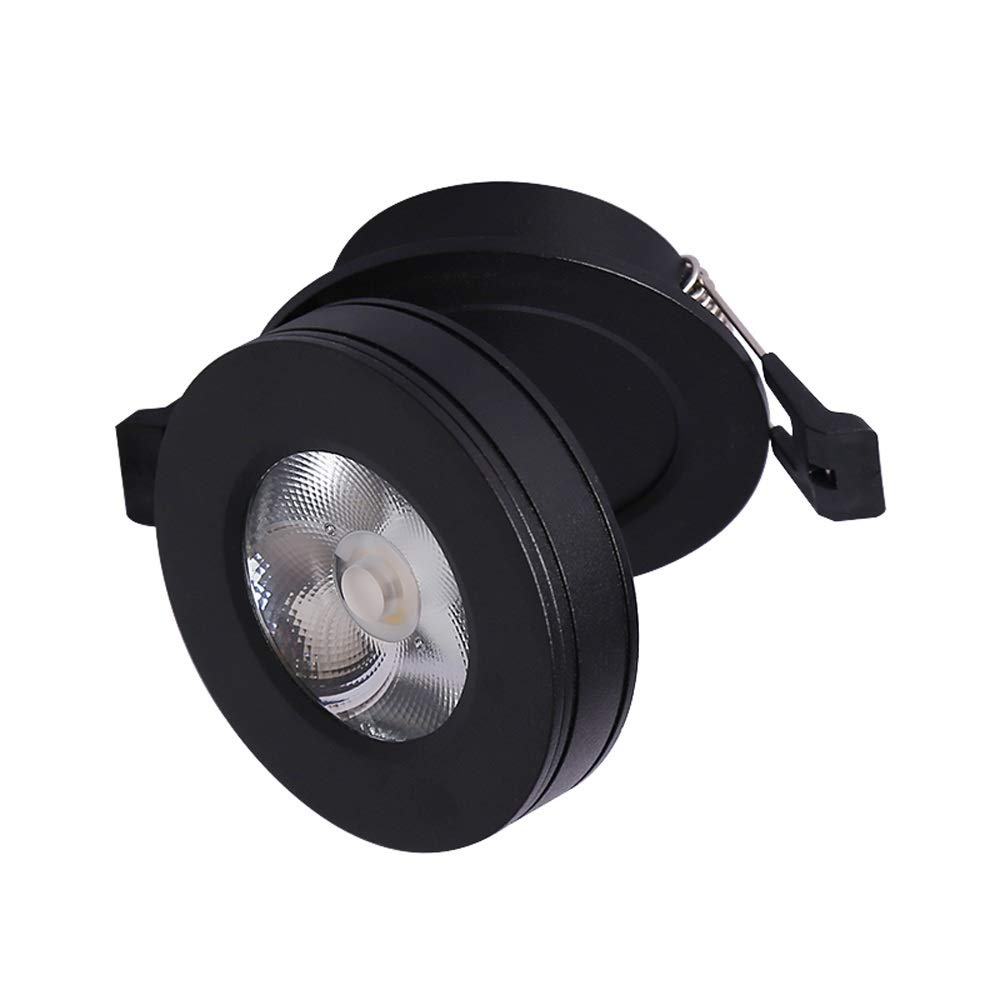 Downlight encastré LED 5W-10W anti-éblouissement pour plafond de bureau et couloir