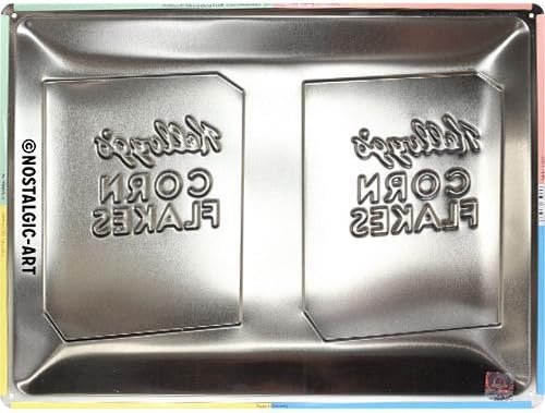 Nostalgic-Art Retro Tin Sign, Kellogg's, Package Pop Art, Kitchen gift idea, Metal Plaque - Image 3