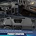 PIT66 TPE Dash Cover Dashboard Panel Compatible with Chevy Silverado/GMC Sierra 2007 2008 2009 2010 2011 2012 2013, Fit Dual Glovebox Style Dashes Bezel (Cover ONLY NOT A Replacement)