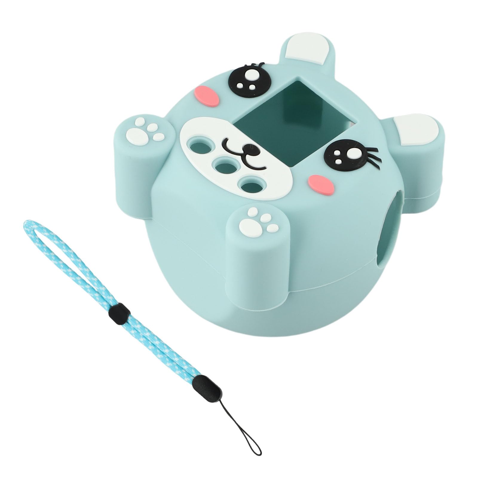 Funda protectora de silicona para juguete digital interactivo Punirunes, cubierta protectora de juguete interactivo táctil, contra caídas y arañazos (azul)
