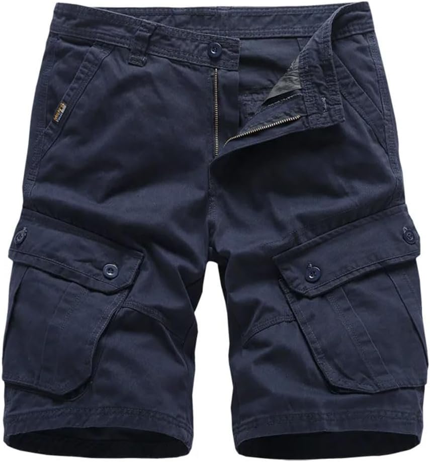 Men's Cargo Cotton Casual Outdoor Short-Pants Militar Style Climbing Hiking Shorts