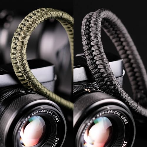 Qiang Ni Camera Wrist Strap - Paracord Quick Release Camera Hand Strap Wrist Lanyard for DSLR or Mirrorless Camera - Black - Thumbnail 6