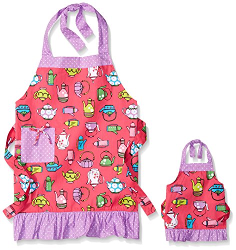 Dollie & Me Girls' Teapot Apron Set
