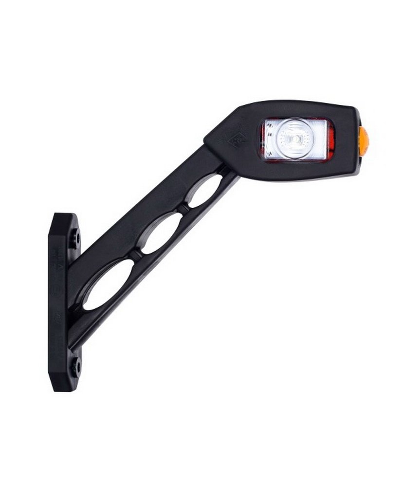 2 x LED gomma marcatore luce laterale 12V 24V con E-mark luce di posizione auto camion auto auto lampada luce bianco rosso arancio