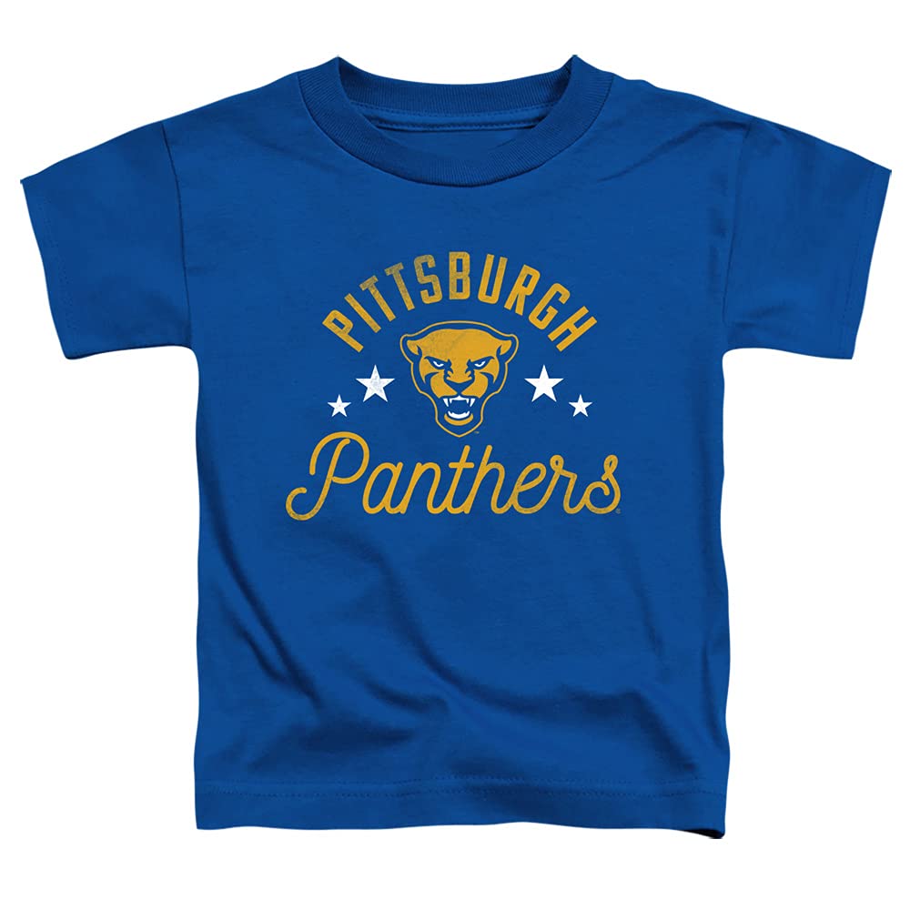 University of Pittsburgh Official Panthers Unisex Toddler T Shirt,Royal Blue, 2