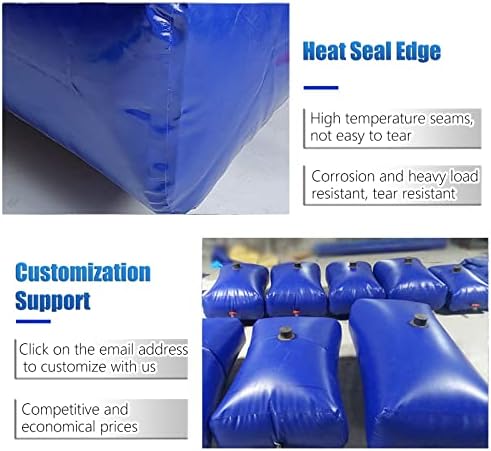 Emergency Water Storage Tank for Truck RV Van - 1000L Blue Plastic Camping Water Container, Durable Water Cistern for Campervan & Pickup Truck, Ideal for Outdoor Adventures