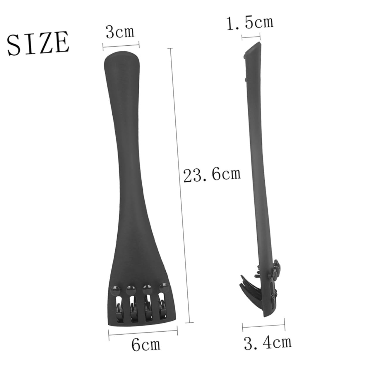 LIOOBO String Cello String Board Durable Matte Replacement Tailpiece with Fine Tuners for Enhanced Sound Quality and Easy Installation Practical Cello Accessory