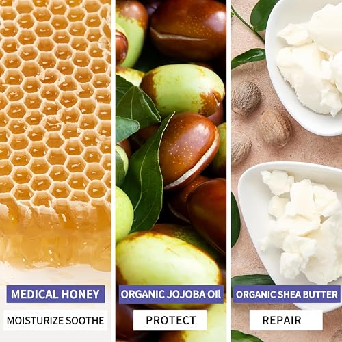 Bee Nature - Crema Orgánica para Pañales de Bebé - Bálsamo para Pañales con Miel - Alivia la Dermatitis del Pañal y el Enrojecimiento - 99% Natural - Alivia y Regenera - 2 piezas (2 x 50ml)