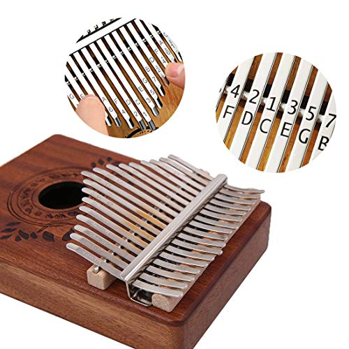 Piano à pouce portable en sapelli 17 touches – Piano africain Mbira Sanza Likembe avec instructions (Anglais) Sac en… - Les Beatles, Paul McCartney, John Lennon, RIngo Starr, George Harrison Piano à pouce portable en sapelli 17 touches - Piano africain Mbira Sanza Likembe avec instructions (Anglais) Sac en… – Image 6