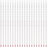 Relaxweex 20 Pcs General Purpose Lab Thermometer 12 Inch Total Immersion Glass Liquid -20 to 150℃ Liquid in Glass Thermometer for Laboratories, Universities, Food and Beverage Processing, Clear