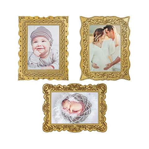 Set of 3 Baroque Vintage Picture Frames Cover