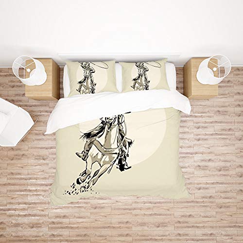 Parure de lit CHEHONG de qualité hôtel en microfibre douce