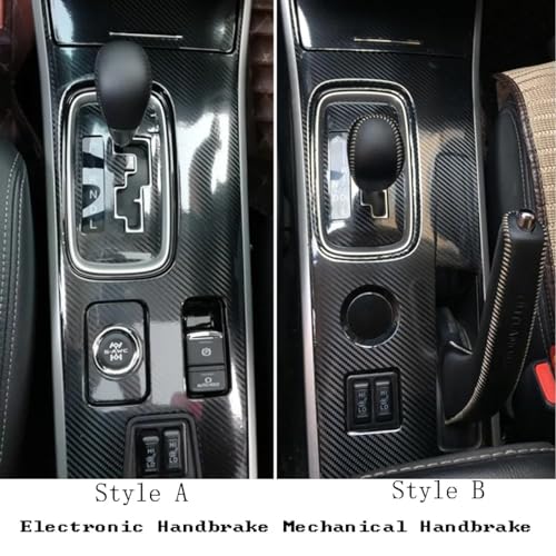 Fibre de carbone 5D Mitsubishi Outlander sticker console centrale