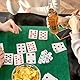 CHROMACRAFT 20 Stück Pokerwürfel Und 1 Stück Schwarzer Samtbeutel, Wurfspiel, Kreatives Spielzeug, Interaktives Spielzeug, Partyspiele