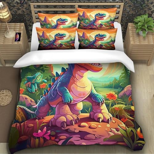 Housse de couette 260x220cm imprimé 3D microfibre douce