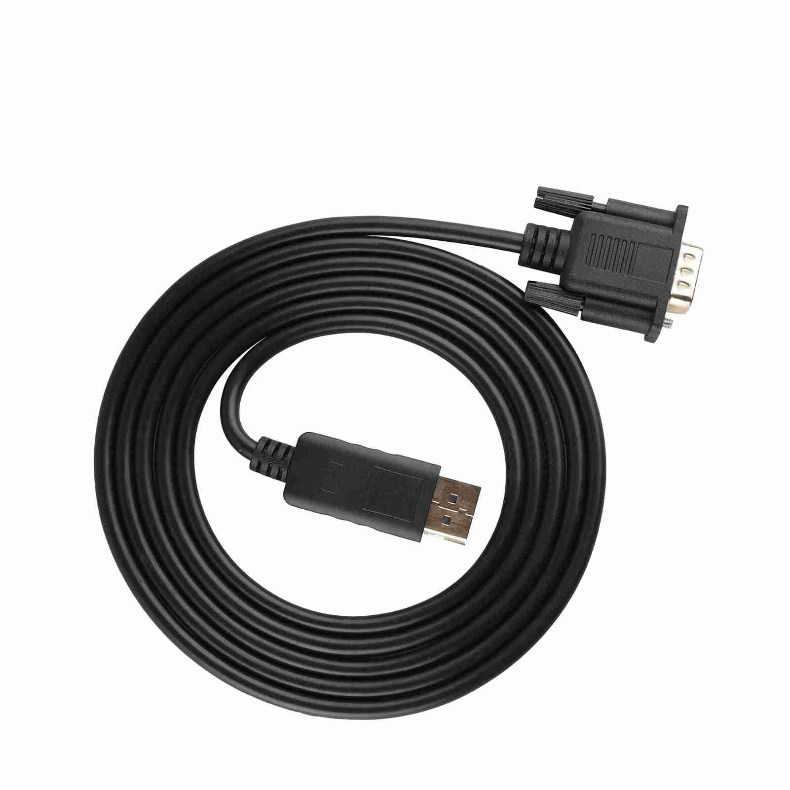 JAOCDOEN Mini DisplayPort to VGA Cable Adapter, 1080P Thunderbolt to VGA Converter for PC Laptop, Transmit Audio and Video to HDTV, Monitor with Gold Plated Connectors