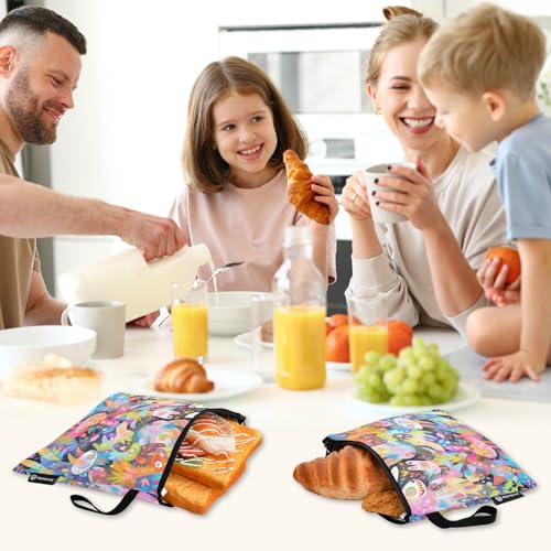 Bolsas Reutilizables para Bocadillos 3 Unidades miniatura 7