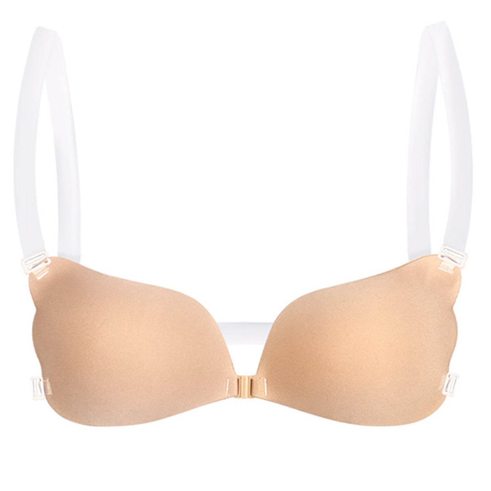 Rdxanc Women's Bf Sticky Backless Push Up Bras Strapless Adhesive Bra Reusable Silicone Bra Invisible Lifting Adhesive Bra For