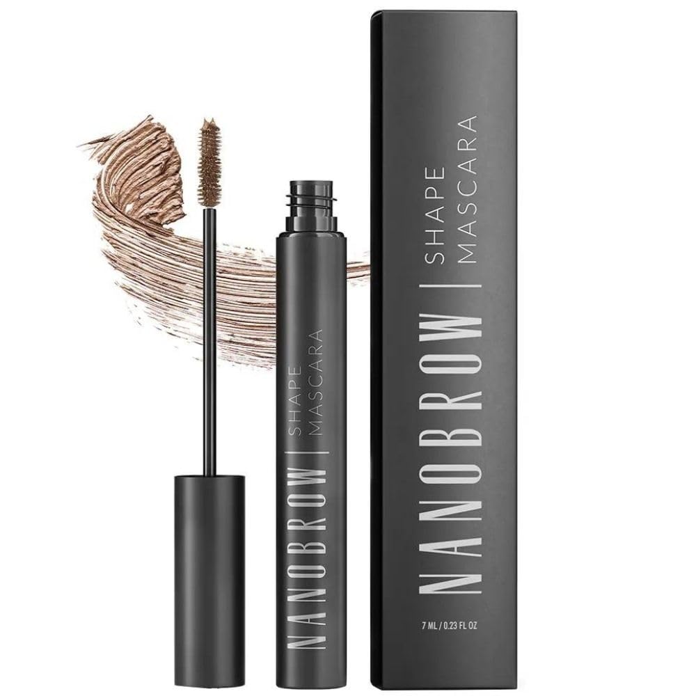 Nanobrow Shape Mascara - mascara for eyebrows, perfect brow definition, easy brow styling (Light Brown)