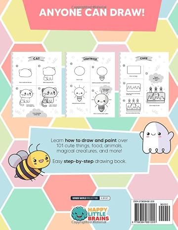 How to Draw Kawaii: 101 Super Cute Things to Draw with Fun and Easy Step-by-Step Lessons (Kawaii World)
