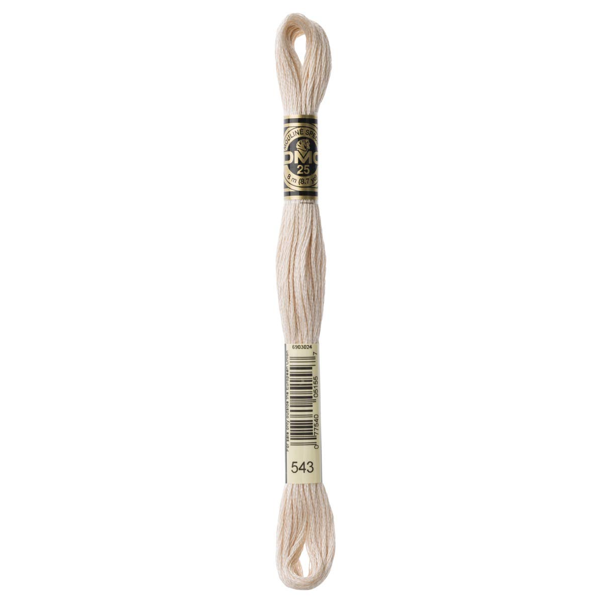 DMC Embroidery Floss Mouline Stranded Cotton Thread for Hand Embroidery and Sewing - Colour No: 543-5 x 8m Skeins โ image 1