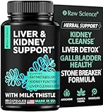 Liver Cleanse Detox & Repair - Milk Thistle, Dandelion Root, Choline, Artichoke Extract for Liver Health - Gallbladder Cleanse & Kidney Support Supplement with Chanca Piedra, Turmeric - 60 Capsules