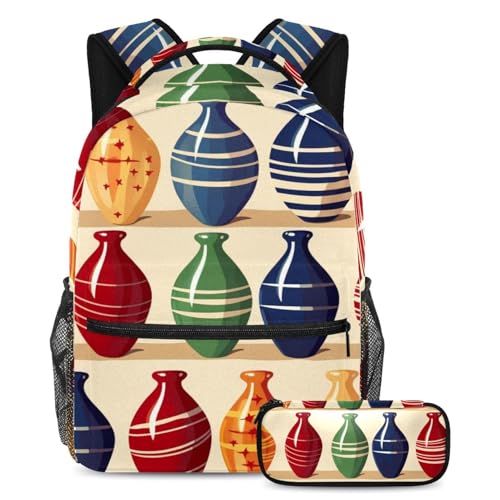 Sac à livres de voyage bowling arc-en-ciel 44cm pour adolescents et sorties