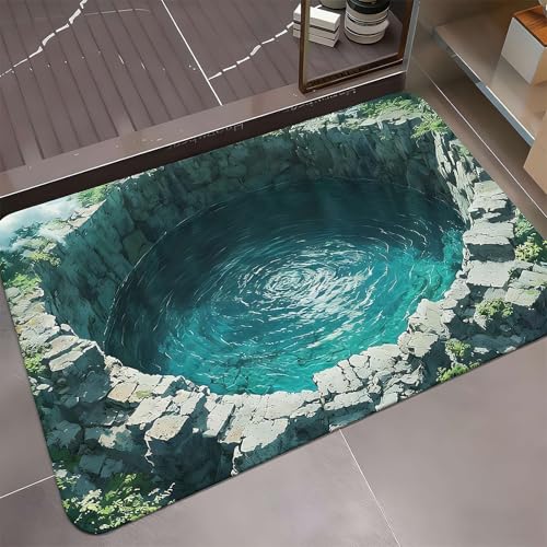 3D�����G���A���O | 40×60cm �ڂ̍��o���O �}�b�g | ���̂悤�ȃ}�b�g | ����� ���փ}�b�g ���O ���� �D���Ƃ� �z�� ����~�� �􂦂� �h�A�}�b�g �k���� �Ɩ��p �X�� ���H�X �I�t�B�X ������ [���s�A���i]