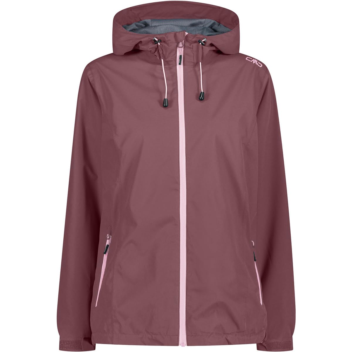 CMP - Chaqueta de mujer con capucha fija, Ciruela, XXS