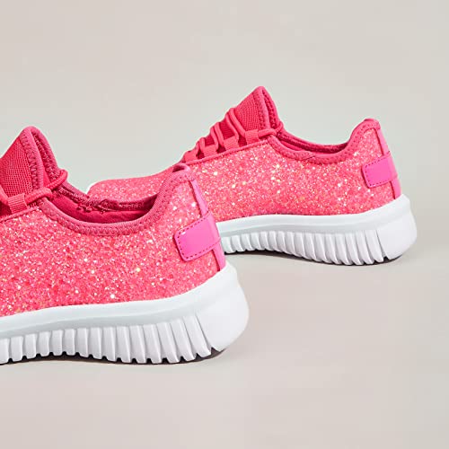 Image of K KIP WOK Fashion Glitter Sneakers for Womens Silp On Running Shoes Lightweigt Tennis Walking Sneakers