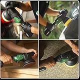 BATOCA S2 Upgrade 21V Cordless Car Polisher Buffer Sander Dual Action Car Polishing Machine with 2x Batteries 5inch Polishing Pads Polish Kit for Car Boat Floor Polishing Buffing 6 Speeds 2000-4500RPM - Image 2