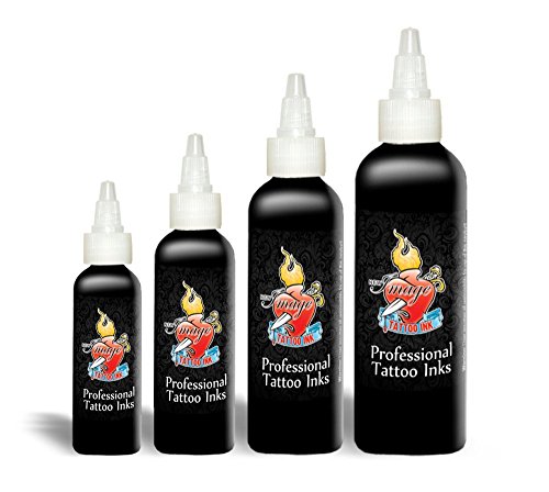New Image Black Professional Tattoo Ink (125ml Bottle)