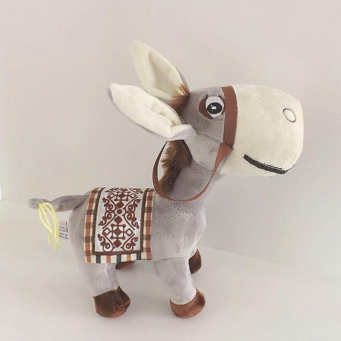Image of Donkey 20cm Soft Toys for Kids | Plush Soft Toys for Baby Boys and Girls| Best Gift | Donkey Soft Toy for Kids -Grey 20Cm Height