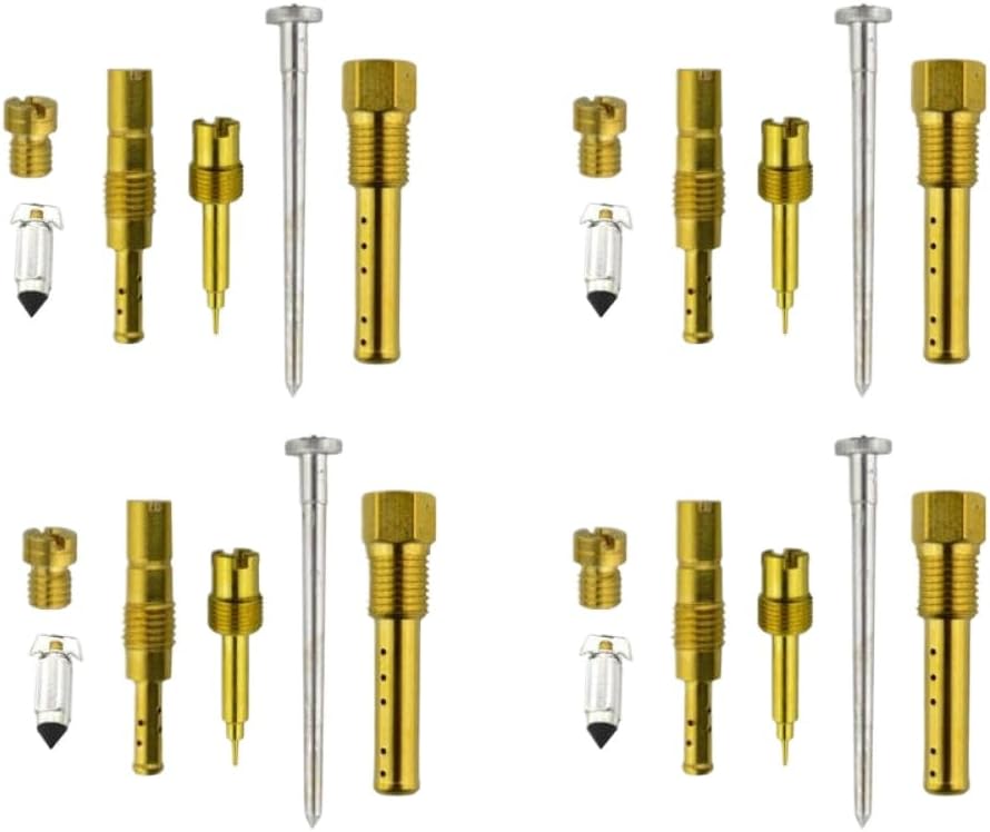 Carburetor Jet Repair Kit Compatible With CBR14 CBR17 CBR19 Motorcycle Slow(4 Sets)