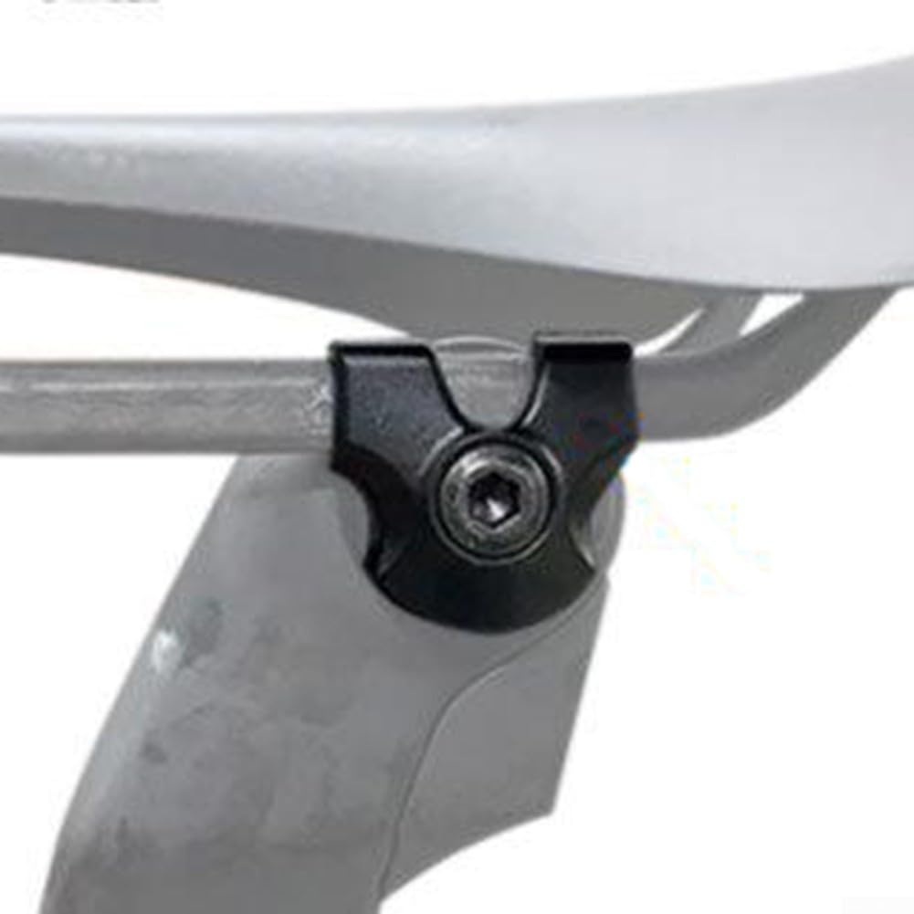 2Pcs Bike Seatpost Clamp, Oval/Round Clip For Carbon Saddle Rails(7x9mm)