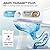 One Piece Toilet for Bathrooms Elongated Soft Close Seat, 17" ADA Chair Height, 360° TSUNAMI Dual Flush 0.8/1.28 GPF, WaterSense Certified, Modern Easy Clean Toilets for Small Space, 12'' Rough-In