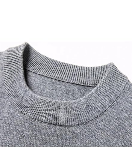 Men Wool Blend Knit Vest Casual Crewneck Sleeveless Sweater Slim Pullover Knit Waistcoat3