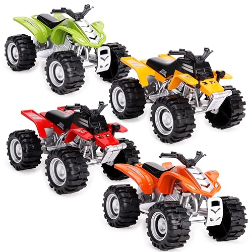 Toyland 11cm Reibungsgetriebenes Quad mit Druckguss Designs - 1 zufällig...