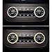 1797 AC Knobs Caps Compatible with Mercedes Benz Accessories Bling Air Conditioner Control Cover Decals Interior Decorations W204 X204 W166 C GLE GLS Class GLK AMG Women Men Crystal Silver 2 Pack