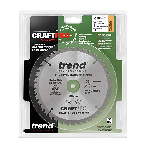 Trend CraftPro TCT Lama per sega circolare Hitachi...