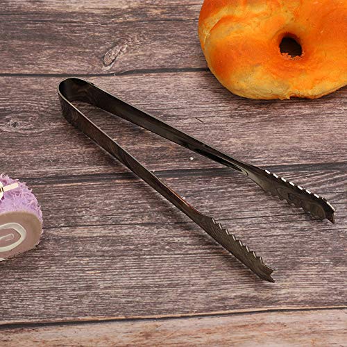 Generic Pinza per Alimenti per Ghiaccio in Acciaio Inossidabile, Efficiente per Uso Domestico, Feste, Ristoranti, Bar, Clamp/Holder per Alimenti Durevole da 7,1 Pollici per Afferrare il Ghiaccio, (#2)
